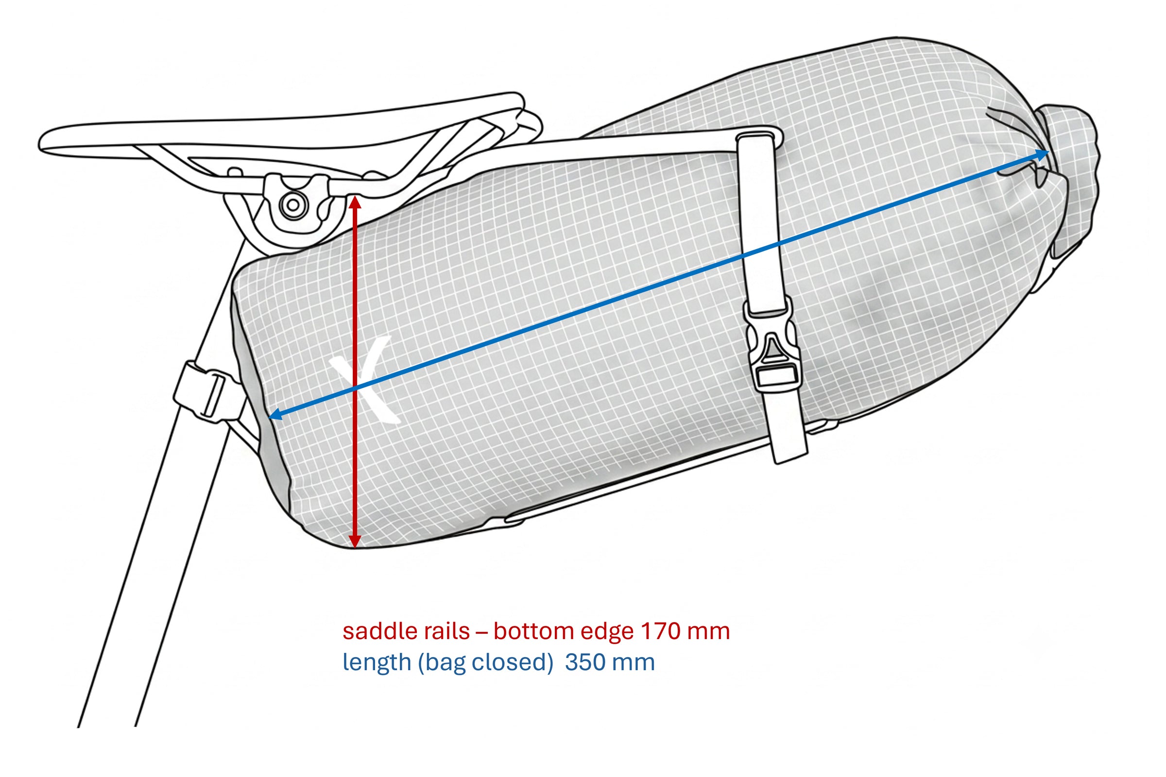 Bundle: Y-MOUNT, Stabilizer Fork, Saddlebag 8l rough-line