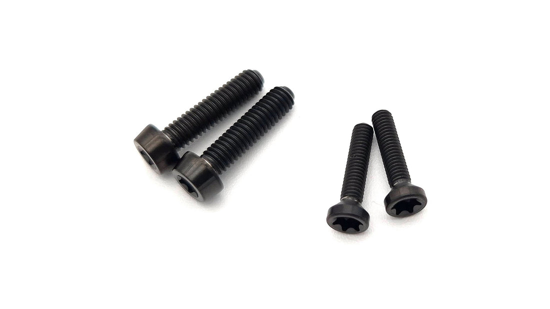 Y-Mount Titanschrauben-Set für ovale Sattelstreben (7x9)