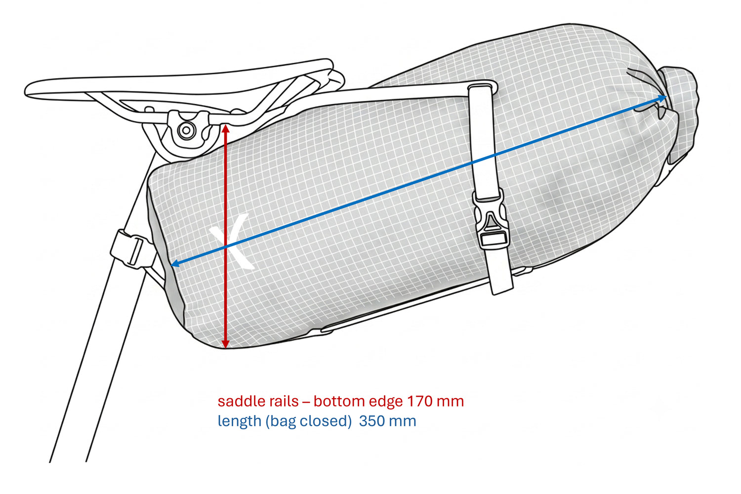Bundle: Y-MOUNT, Stabilizer Fork, Saddlebag 8l rough-line